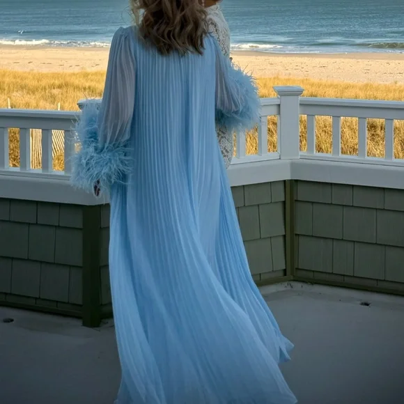 self portrait blue chiffon dress Ramy Brook Linda Wool Blend Sweater Midi Dress in Navy